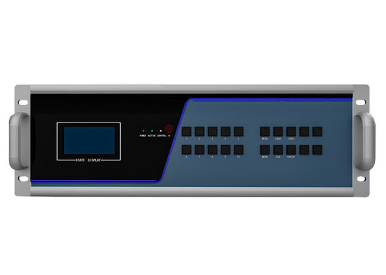 قدرت اضافی پشتیبانی شده 88 پورت 3.5 U فیبر KVM فرستنده و گیرنده گره KVM فیبر متریکس