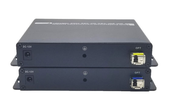 RS232 4k HDMI extender over fiber optic تا طول 20km با پورت صوتی جداگانه