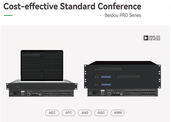 VINCAN Beidou PRO Conference Audio DSP Processor with AEC, Automatic Mixing and USB Audio for Meeting Rooms