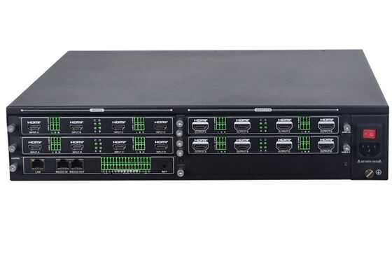 پردازنده ديواري ويديويي 8x8 مدل HDMI 4K604:44 با 16 پنجره برای کنترل کننده دیوار ویدئو
