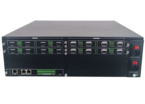 پردازنده ویدیویی ماژولار HDMI 16x16 با 4K60 4:4:4 و نمایشگر چند پنجره‌ای برای سیستم‌های کنترل دیوار ویدیویی