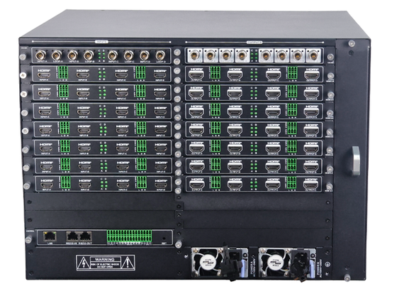 پردازنده ویدیویی ماژولار HDMI با ابعاد 40x40 با پشتیبانی از 4K60 4:4:4 و نمایش 16 پنجره برای سیستم‌های کنترل ماتریس ویدیوال