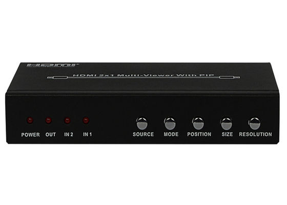 پورت های خروجی نوع زن DC 5V 1A PIP HDMI 2x1 MultiViewer نوع ورودی