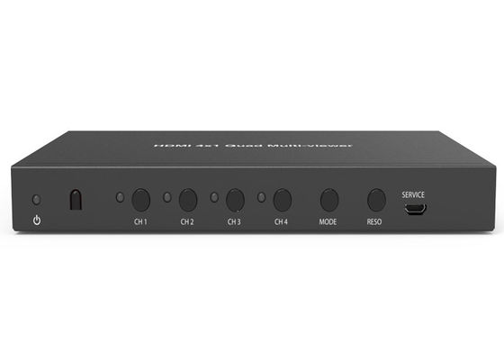 HDMI Quad 4x1 Multiviewer حداکثر وضوح تصویر 1920×1080P 60Hz