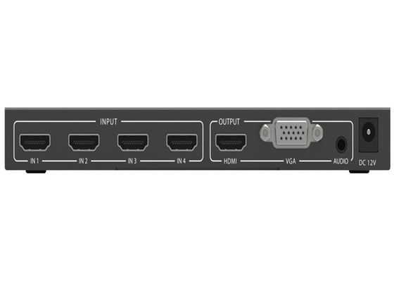 HDMI Quad 4x1 Multiviewer حداکثر وضوح تصویر 1920×1080P 60Hz