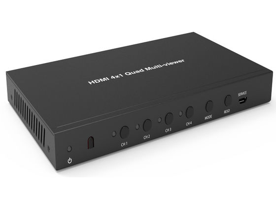 HDMI Quad 4x1 Multiviewer حداکثر وضوح تصویر 1920×1080P 60Hz