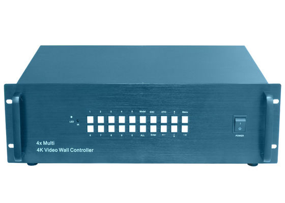 کنترلر 4K 60 هرتز LCD ویدئو دیوار 4 سیگنال HDMI ورودی 16 خروجی