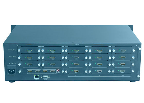 کنترلر 4K 60 هرتز LCD ویدئو دیوار 4 سیگنال HDMI ورودی 16 خروجی