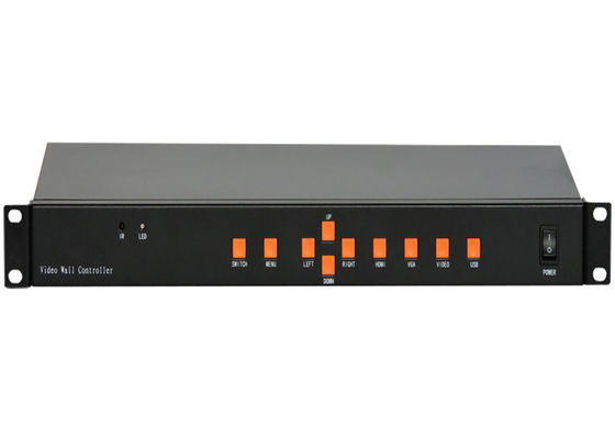 کیت کنترل کننده جداکننده دیوار تصویری LCD IR 3X3 با کنترل کلید کیس از راه دور RS232