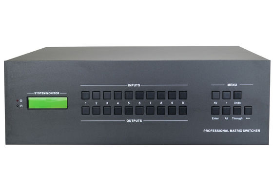 سوئیچر ماتریکس ویدیویی 4k HDMI مدولار 8x16 بدون درز HDCP
