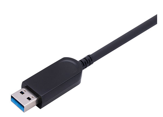 کابل فیبر نوری AM به AF ​​4K 60 هرتز USB 3.0 حداکثر طول 100 متر