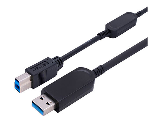 کابل نوری فعال EDID CEC HDCP2.2 HDR USB 3.0 AM به BM
