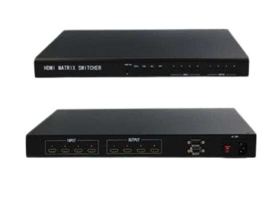 HDCP1.3 HDTV 1920x1080P 60HZ ماتریس پردازشگر دیواری تصویری 4 در 4 خروجی