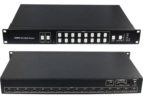 16 ورودی 1 خروجی 16 پورت HDMI Multiviewer با سوئیچر بدون درز