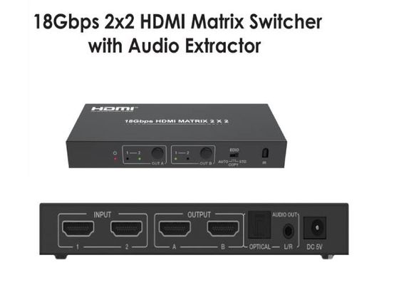 سوئیچر ماتریس HDMI 18 گیگابیت بر ثانیه