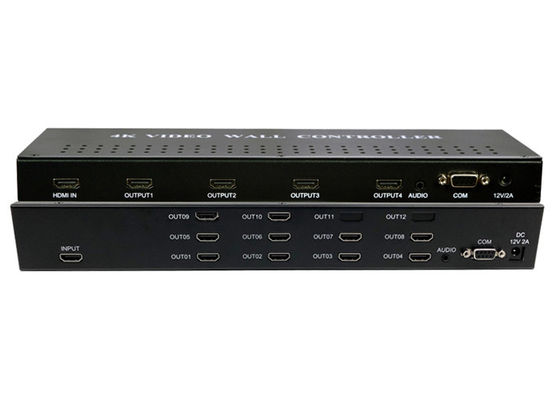 1.8mm Bezel 1 In 10 Out 1x10 2x5 4K Video Wall Controller برای صفحه نمایش LCD