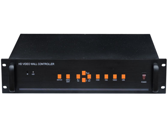 Hdmi 2x2 3x4 2x6 2x5 LCD کنترلر ماتریکس دیوار ویدئویی با کنترل RS232 برای اتصال 12 تلویزیون