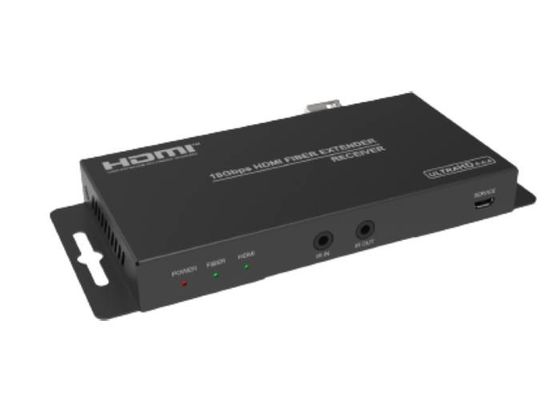 18 گیگابیت بر ثانیه HDMI ویدئویی 2.0 روی فیبر توسعه دهنده با استخراج صدا