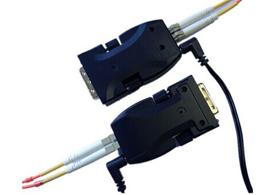 توسعه دهنده فیبر نوری Mini DVI با پهنای باند 1.65 گیگابیت بر ثانیه از طریق کابل فیبر دو هسته ای
