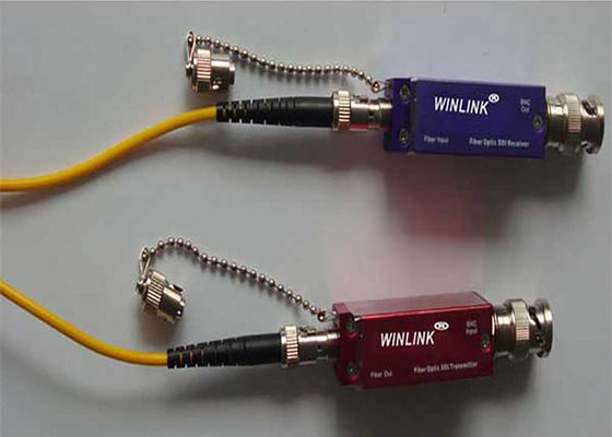 توسعه دهنده فیبر 3G-SDI BNC با منبع تغذیه Mini USB