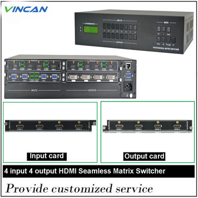 سوئیچر ماتریس صوتی تصویری 4K Hdmi Hdbaset Matrix 4x4 8x8 4x2
