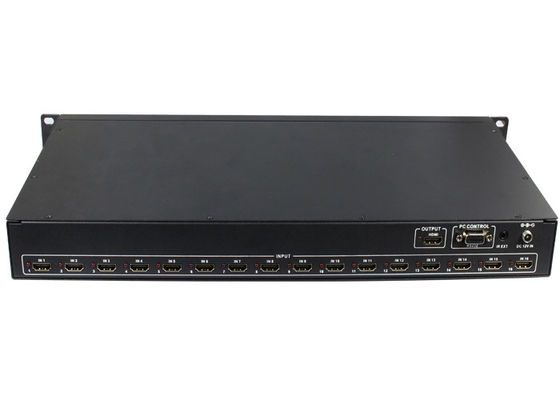 چهار RS232 16x1 HDMI سوئیچر بدون درز محافظ ESD