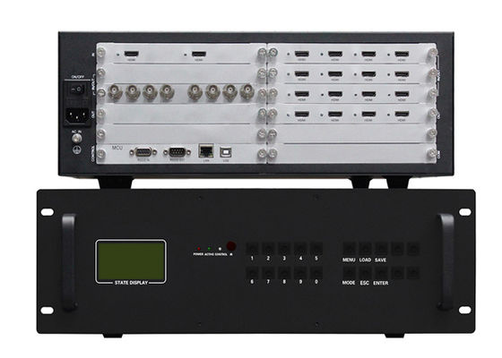 3.5U Casing 4k Matrix Video Wall Processor 16 Ch 1080P HDMI