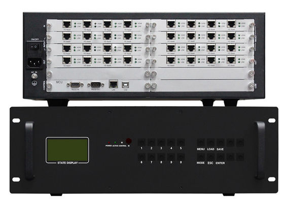کنترلر دیواری تصویری HDMI ماتریس 16 در 16 خروجی با پورت HDBaseT 2x2 3x3 hdmi