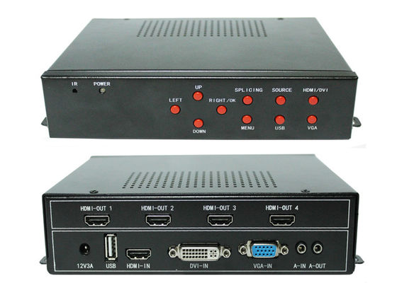 کنترلر دیواری ویدئویی HDMI دیجیتال 1x2 2x2 برای نمایش چند تلویزیون