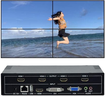 1x2 1x3 2x1 3x1 کنترلر ویدیو وال 2x2 3X3 بدون درز کنترلر ویدیو وال ال سی دی