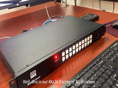 HDMI حرفه ای 9x1 چند منظره ای با سوئیچ بی سیم