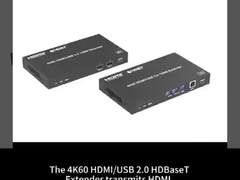 با 4K60Hz + USB 2.0 انتقال راه دور مشکل دارید؟ HDBaseT با یک کابل حلش می کنه!