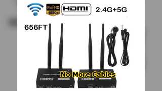 گیرنده فرستنده بی سیم 200 متری HDMI 1080P IR
